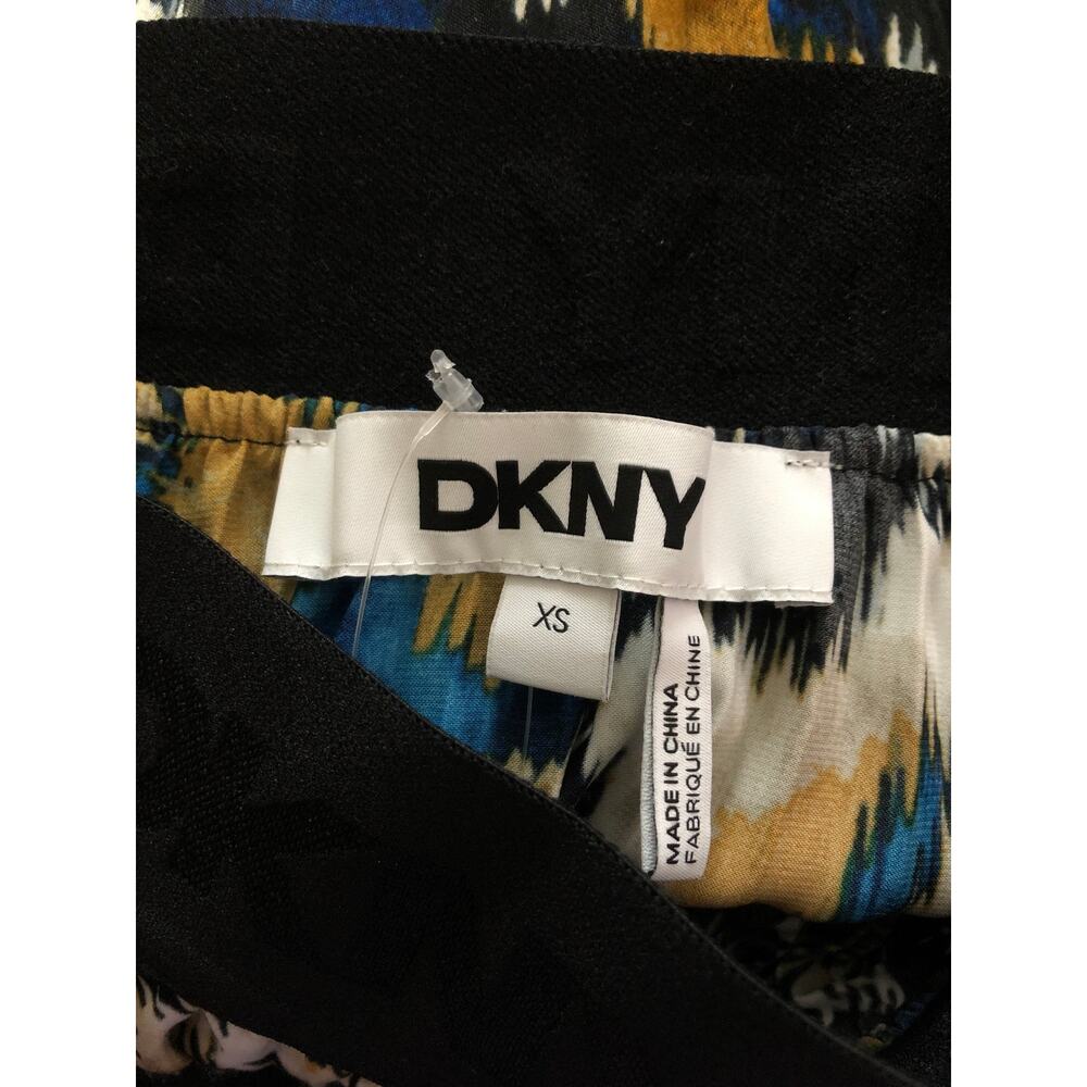 DKNY Midi Skirt Pleated in Brstrk Leo Women's XS - Picture 7 of 7
